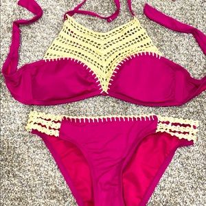 Matching bathing suit